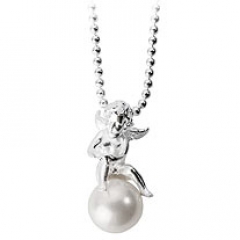 Pearl of Angels Anhänger M mit Muschelkernperle weiss