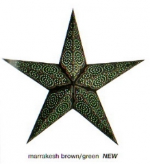 Leuchtstern Starlightz  Marrakesh brown/green Gr. M d=60cm