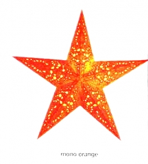 Leuchtstern Starlightz Mono Orange Größe M   d=60cm