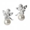 Pearl of Angels Ohrstecker mit Muschelkernperle weiss